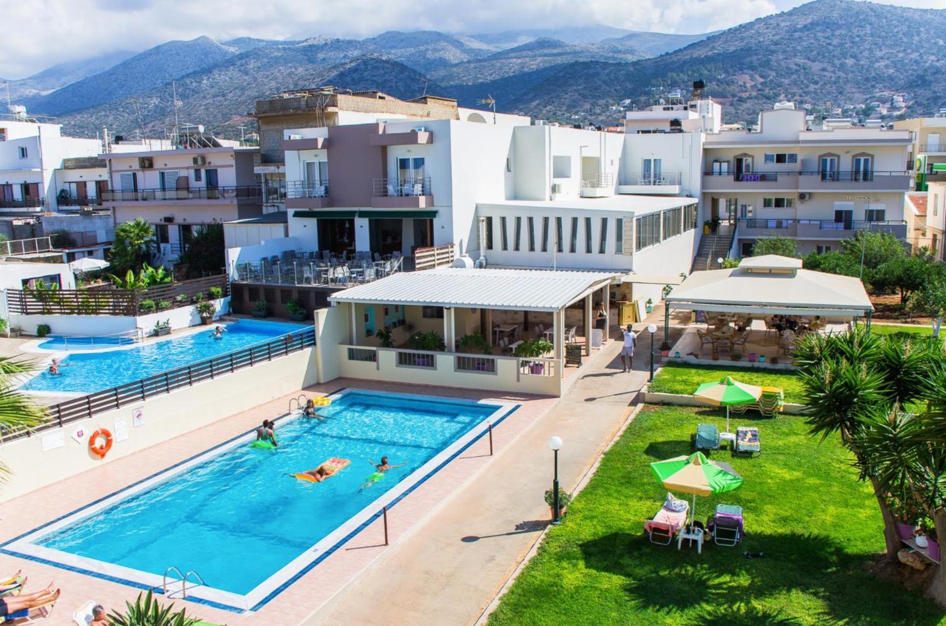 Theoni Apartments Малиа Экстерьер фото